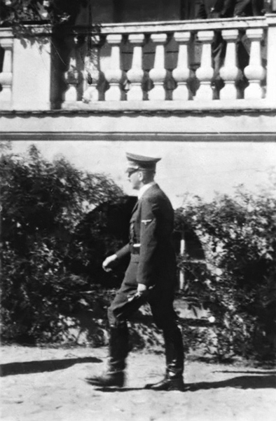 Adolf Hitler in front of Annappes's castle, France, where he spent the night between 1st and 2nd of June 1940